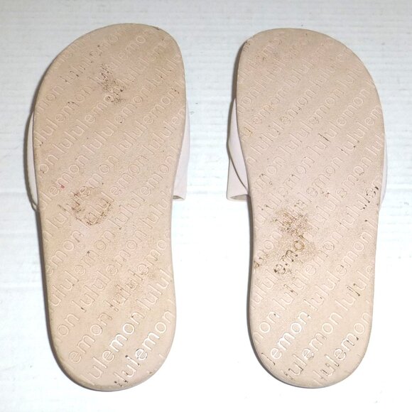 Lululemon Women's Restfeel Slide Sandals Size: 8 Cream LW9EF2S - Picture 5 of 9